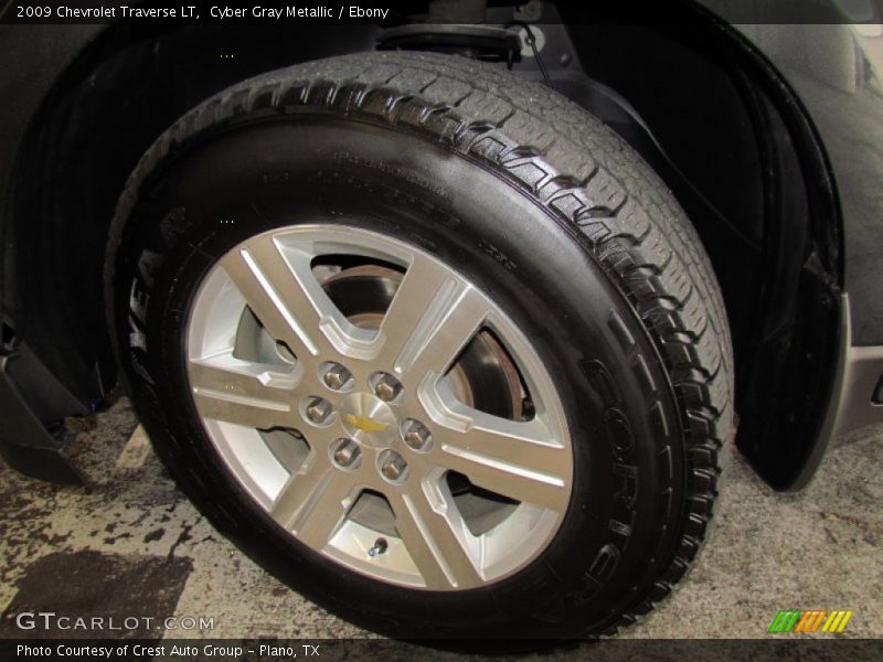 Cyber Gray Metallic / Ebony 2009 Chevrolet Traverse LT