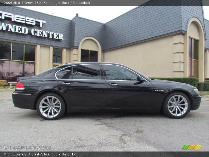 Jet Black / Black/Black 2006 BMW 7 Series 760Li Sedan