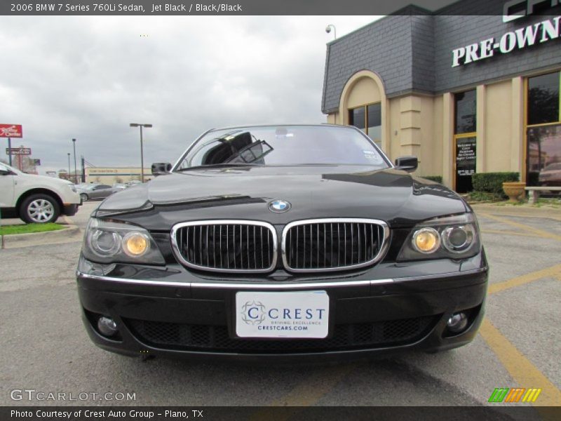 Jet Black / Black/Black 2006 BMW 7 Series 760Li Sedan