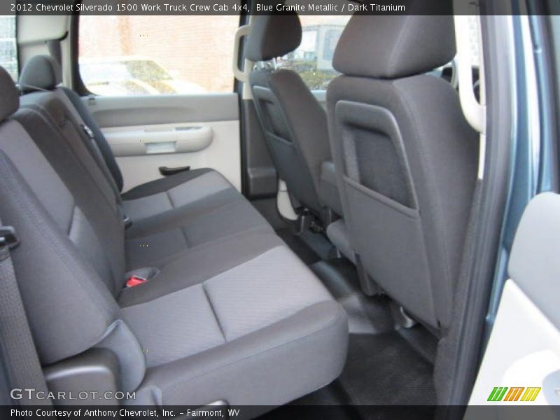 Blue Granite Metallic / Dark Titanium 2012 Chevrolet Silverado 1500 Work Truck Crew Cab 4x4