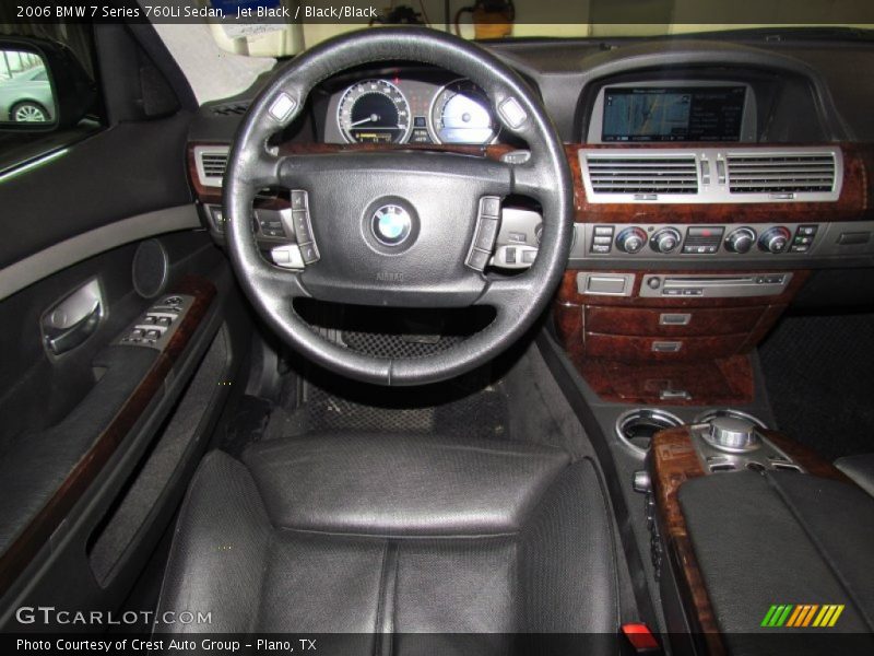 Dashboard of 2006 7 Series 760Li Sedan