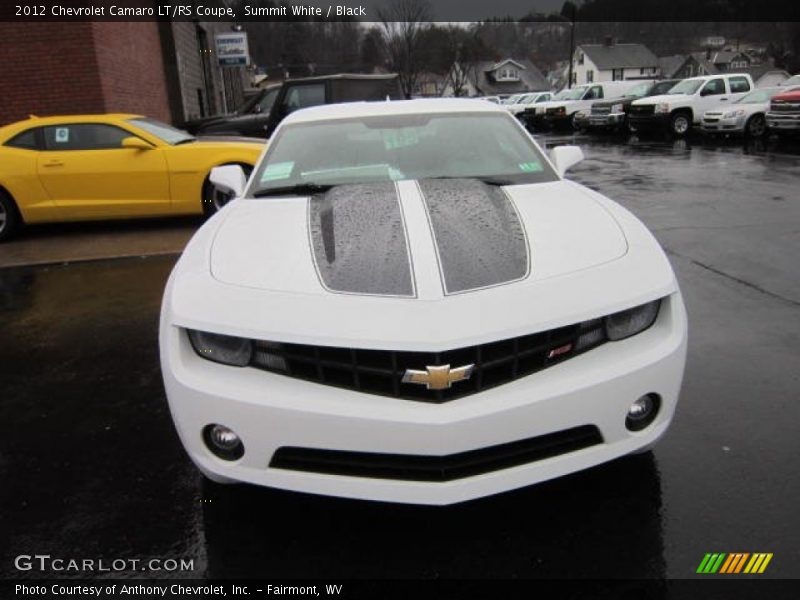 Summit White / Black 2012 Chevrolet Camaro LT/RS Coupe