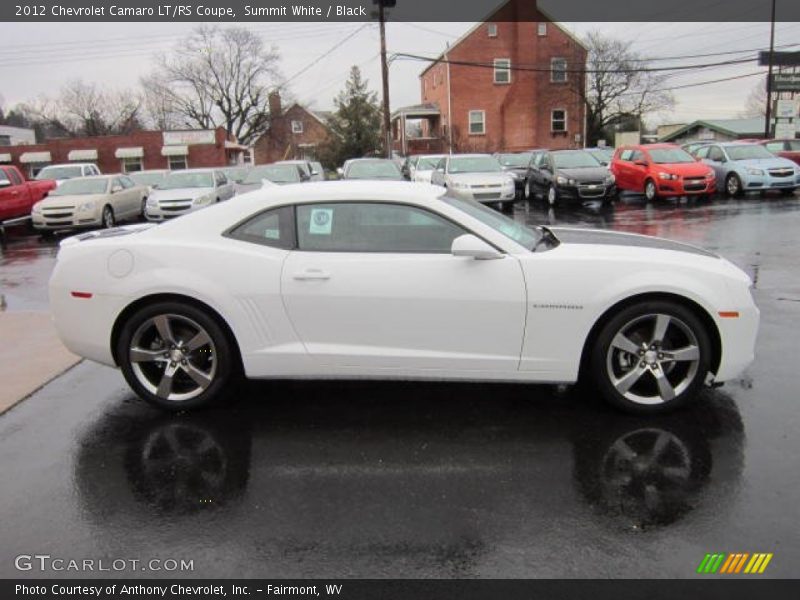 Summit White / Black 2012 Chevrolet Camaro LT/RS Coupe