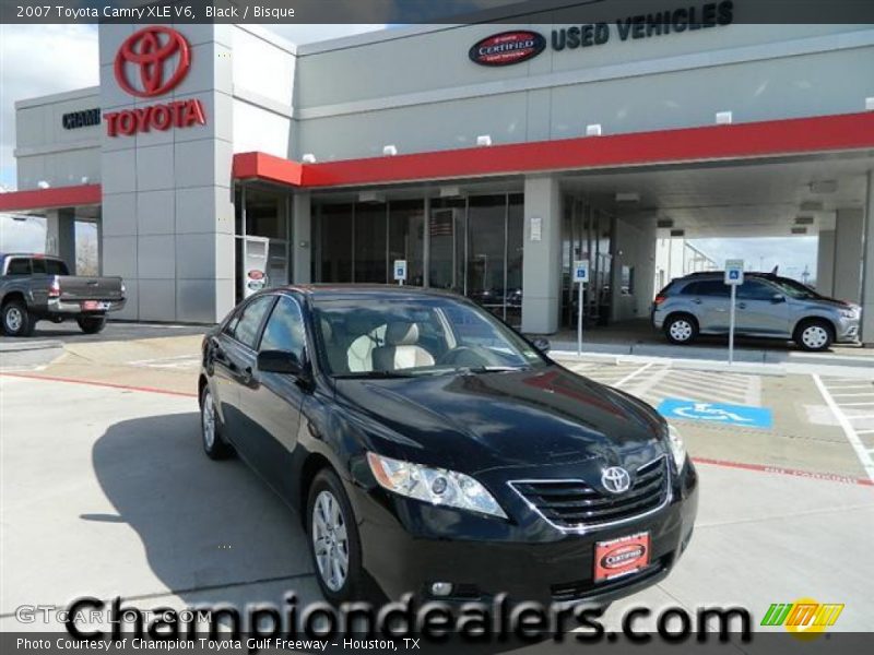Black / Bisque 2007 Toyota Camry XLE V6