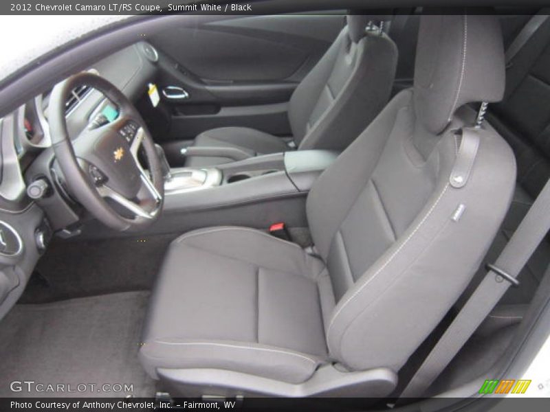 Summit White / Black 2012 Chevrolet Camaro LT/RS Coupe