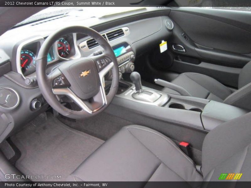 Summit White / Black 2012 Chevrolet Camaro LT/RS Coupe