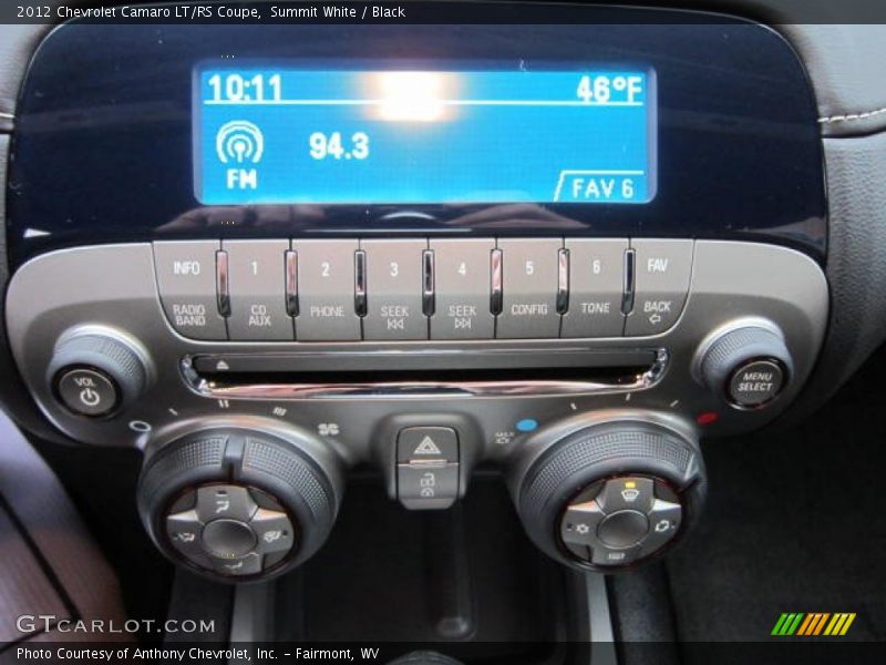 Summit White / Black 2012 Chevrolet Camaro LT/RS Coupe