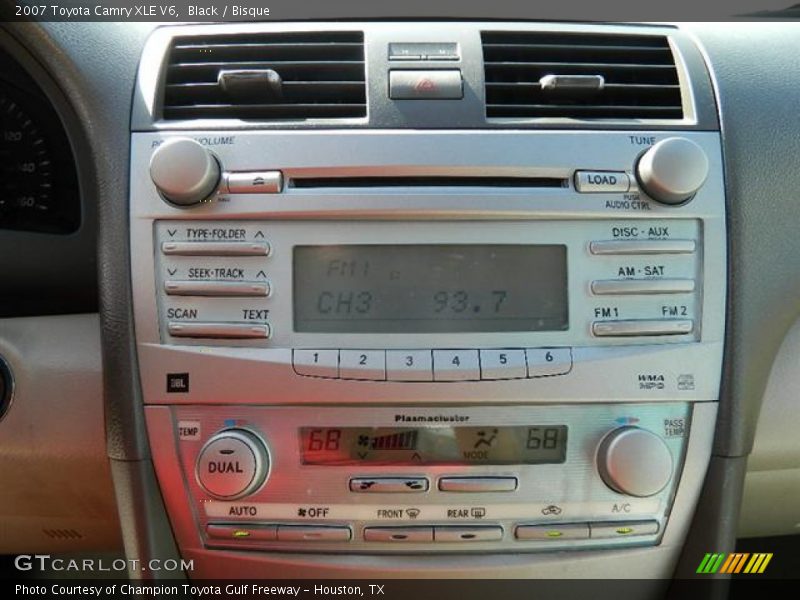 Black / Bisque 2007 Toyota Camry XLE V6