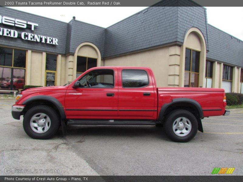 Radiant Red / Oak 2003 Toyota Tacoma PreRunner Double Cab