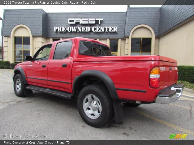 Radiant Red / Oak 2003 Toyota Tacoma PreRunner Double Cab