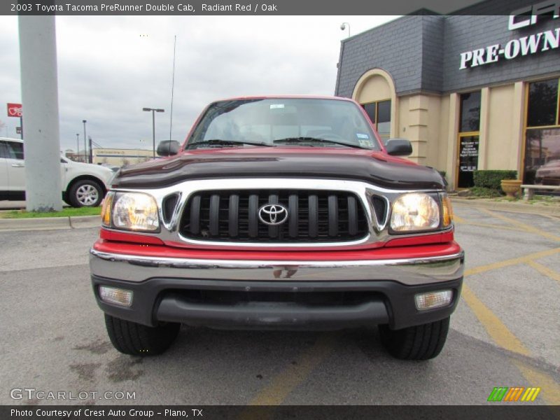 Radiant Red / Oak 2003 Toyota Tacoma PreRunner Double Cab