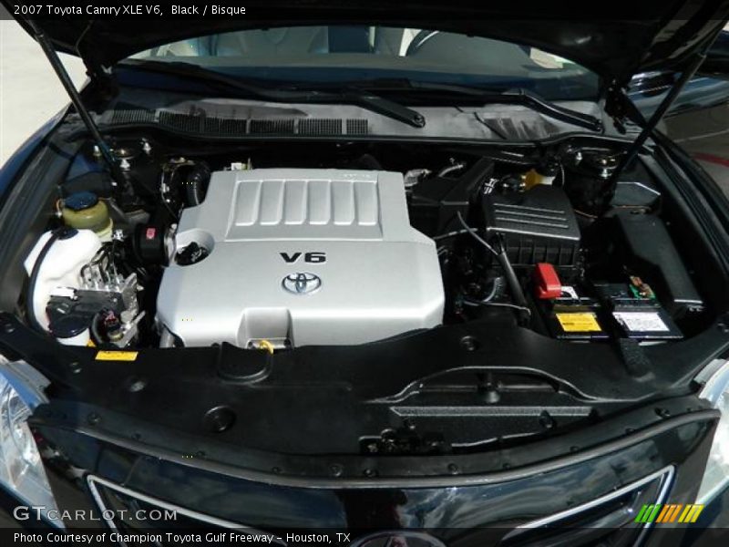 Black / Bisque 2007 Toyota Camry XLE V6