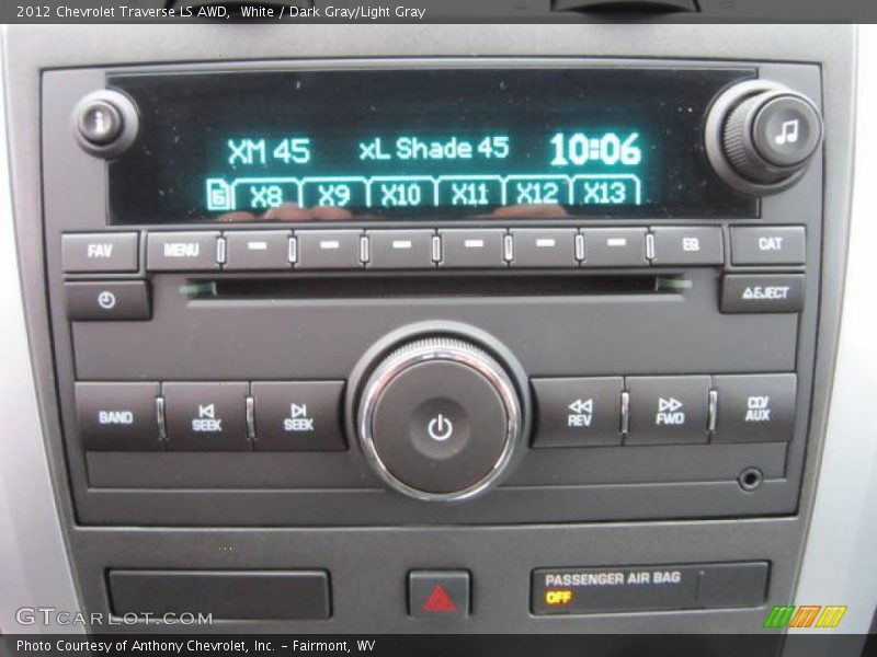 Audio System of 2012 Traverse LS AWD