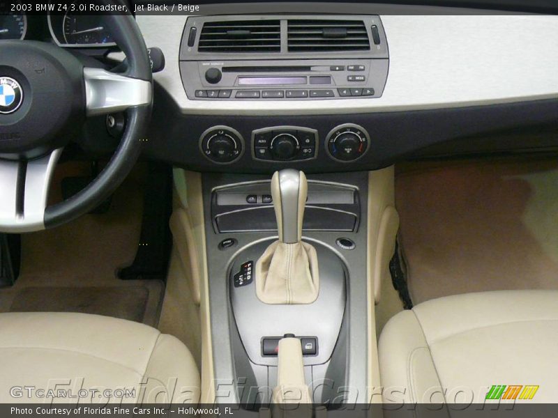 Jet Black / Beige 2003 BMW Z4 3.0i Roadster