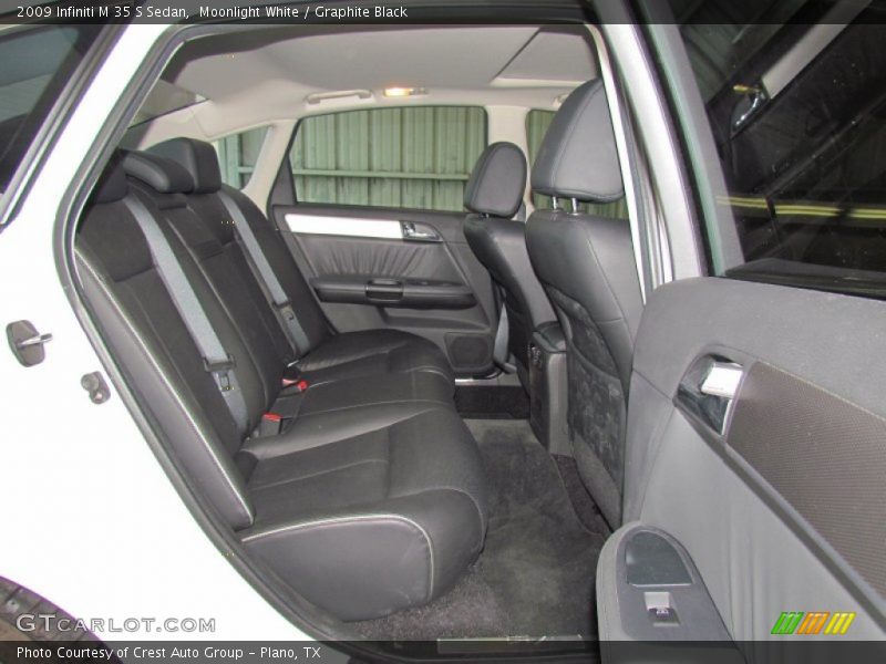 Moonlight White / Graphite Black 2009 Infiniti M 35 S Sedan