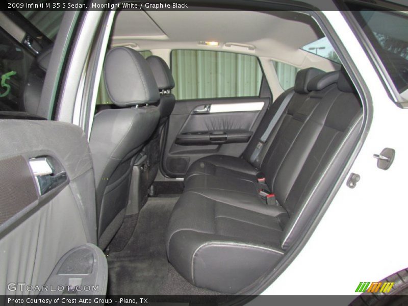 Moonlight White / Graphite Black 2009 Infiniti M 35 S Sedan