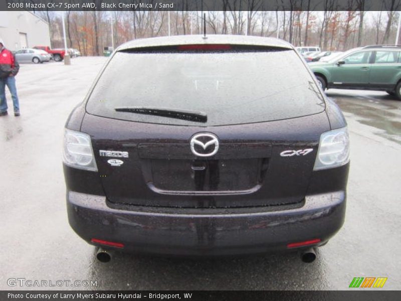 Black Cherry Mica / Sand 2008 Mazda CX-7 Sport AWD