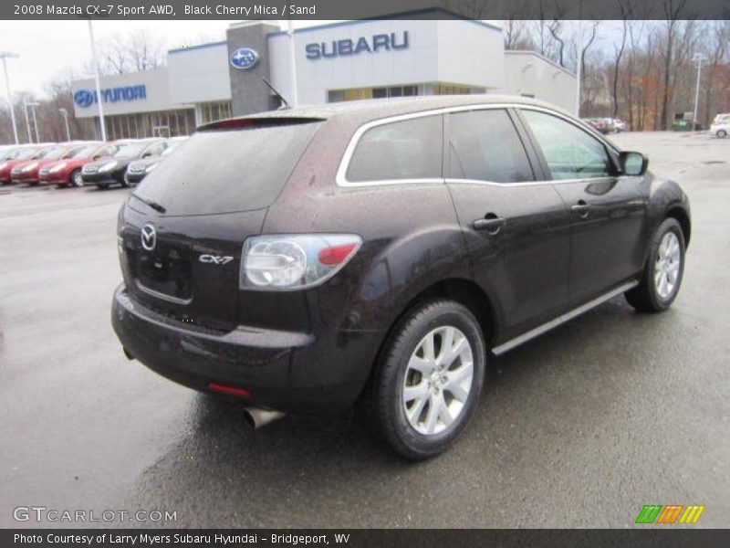 Black Cherry Mica / Sand 2008 Mazda CX-7 Sport AWD