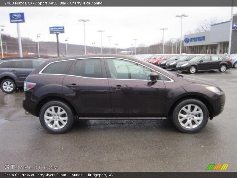 Black Cherry Mica / Sand 2008 Mazda CX-7 Sport AWD