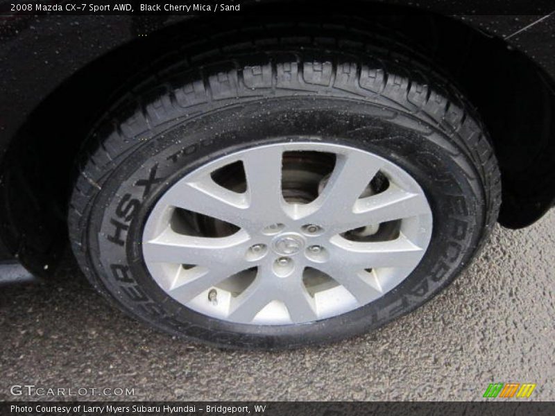 Black Cherry Mica / Sand 2008 Mazda CX-7 Sport AWD