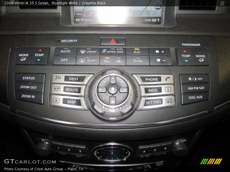 Moonlight White / Graphite Black 2009 Infiniti M 35 S Sedan