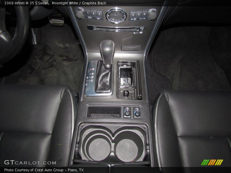 Moonlight White / Graphite Black 2009 Infiniti M 35 S Sedan