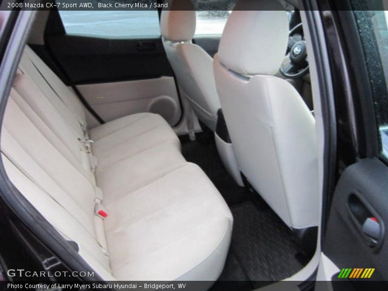 Black Cherry Mica / Sand 2008 Mazda CX-7 Sport AWD