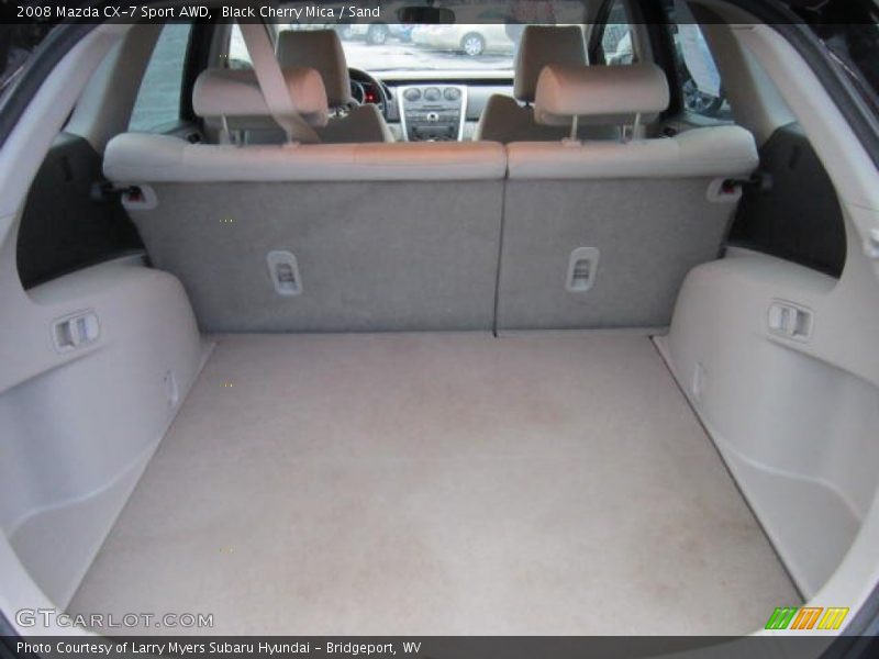 Black Cherry Mica / Sand 2008 Mazda CX-7 Sport AWD