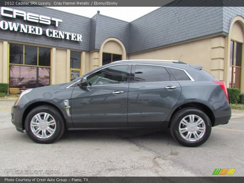 Gray Flannel Metallic / Ebony/Ebony 2012 Cadillac SRX Luxury