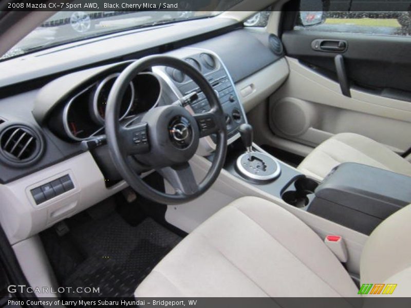 Black Cherry Mica / Sand 2008 Mazda CX-7 Sport AWD