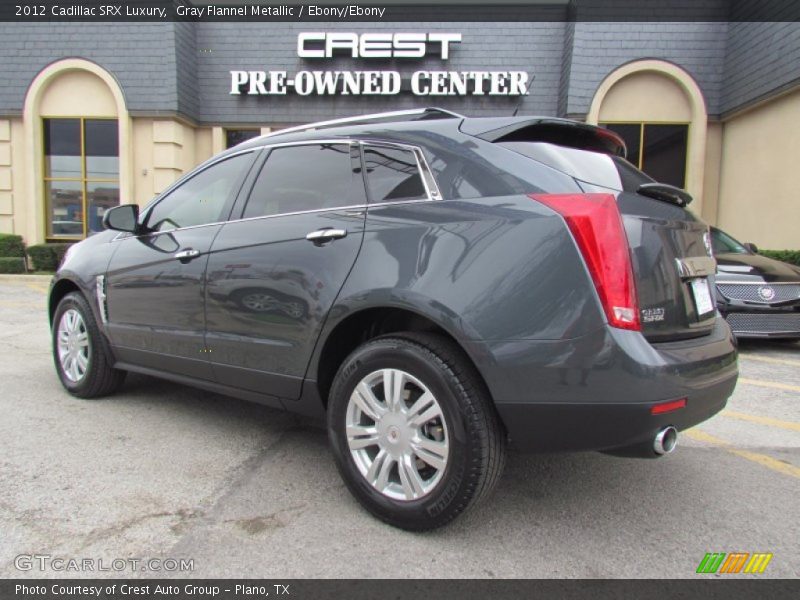 Gray Flannel Metallic / Ebony/Ebony 2012 Cadillac SRX Luxury