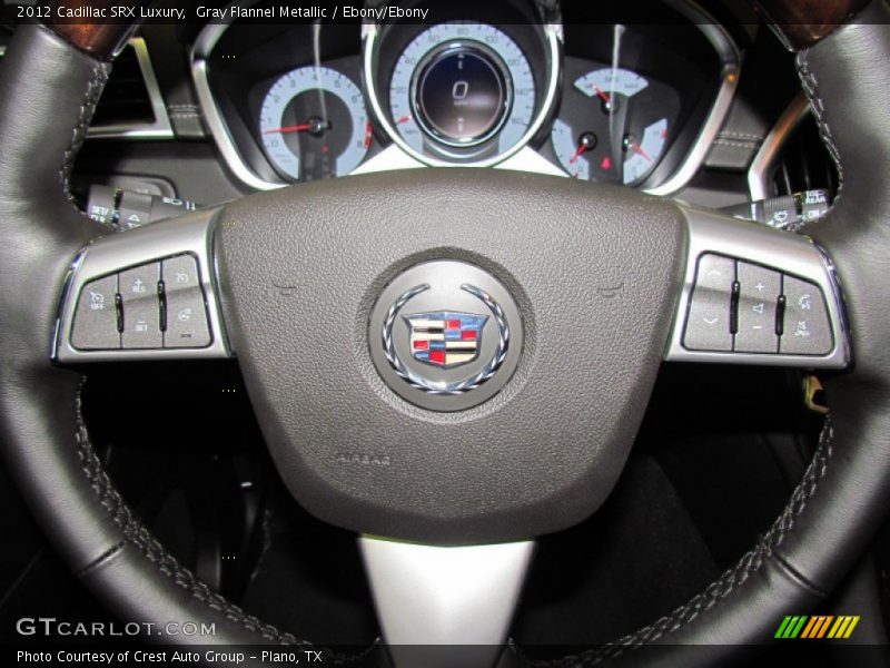 Gray Flannel Metallic / Ebony/Ebony 2012 Cadillac SRX Luxury