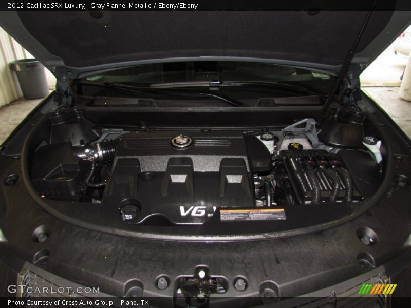 Gray Flannel Metallic / Ebony/Ebony 2012 Cadillac SRX Luxury