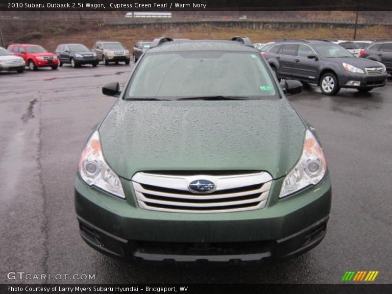 Cypress Green Pearl / Warm Ivory 2010 Subaru Outback 2.5i Wagon