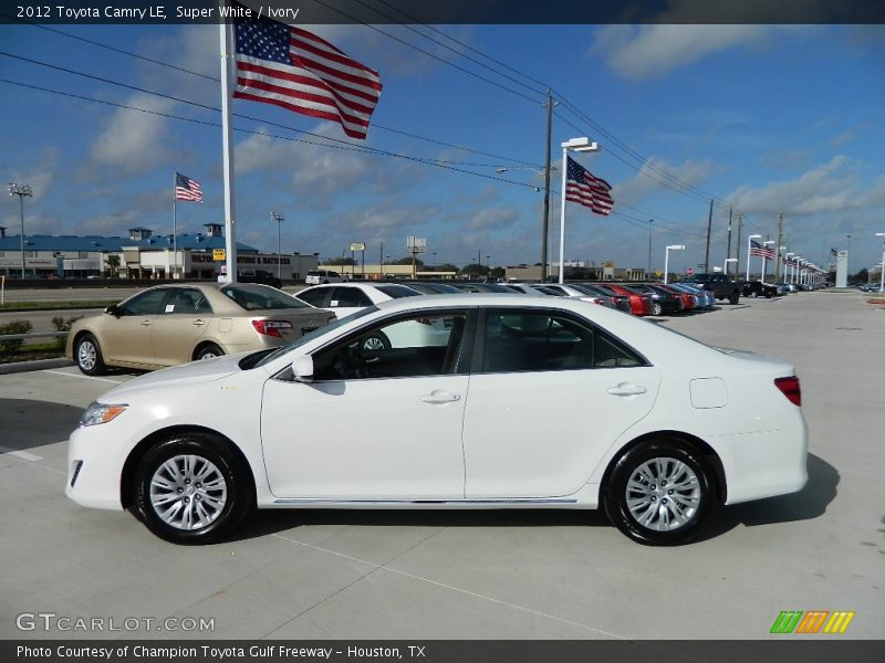 Super White / Ivory 2012 Toyota Camry LE