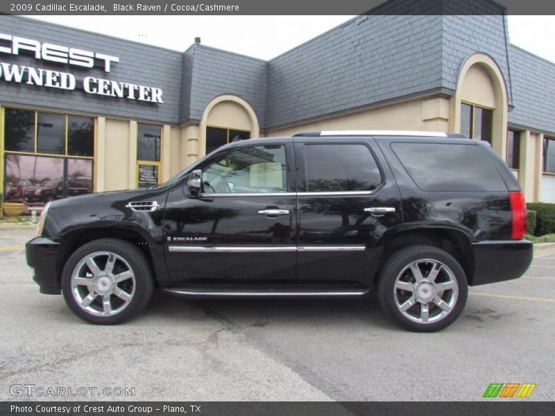 Black Raven / Cocoa/Cashmere 2009 Cadillac Escalade