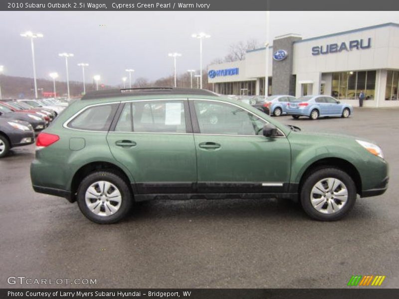 Cypress Green Pearl / Warm Ivory 2010 Subaru Outback 2.5i Wagon
