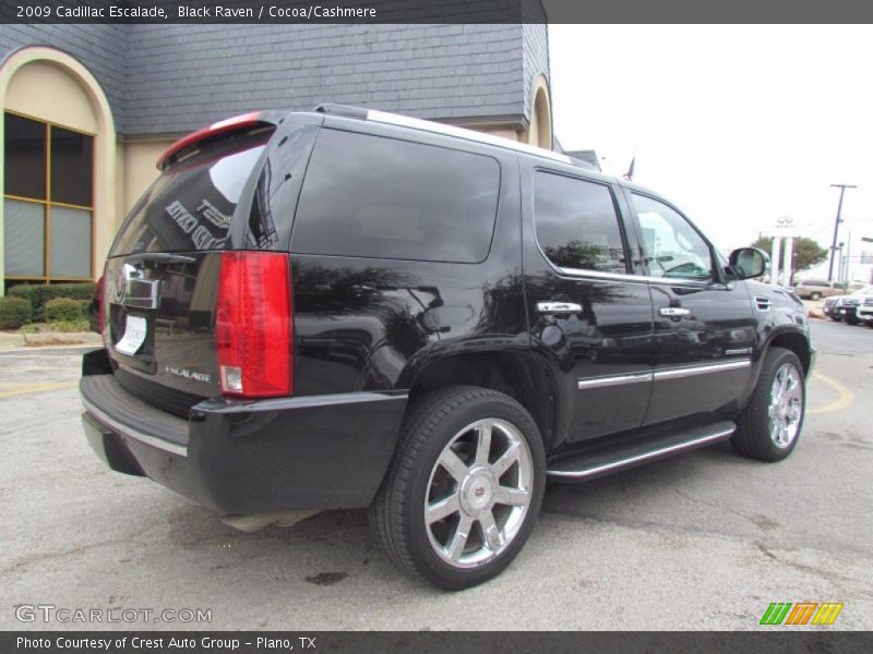 Black Raven / Cocoa/Cashmere 2009 Cadillac Escalade