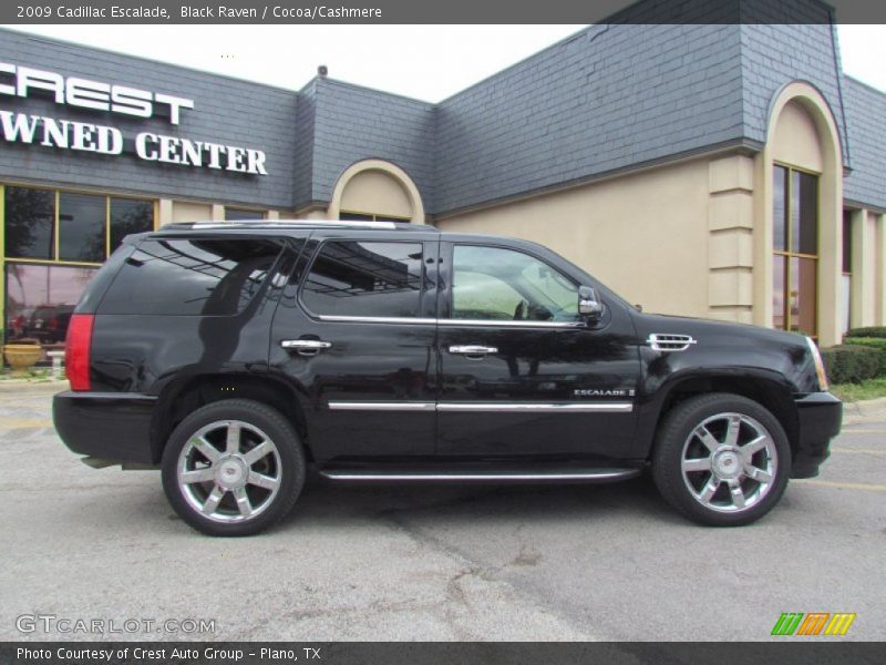 Black Raven / Cocoa/Cashmere 2009 Cadillac Escalade