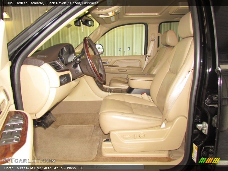 Black Raven / Cocoa/Cashmere 2009 Cadillac Escalade
