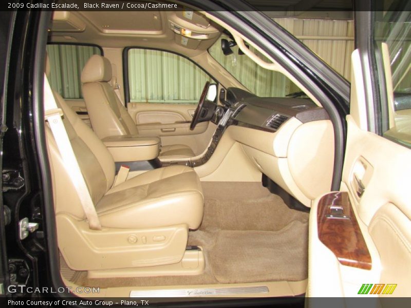 Black Raven / Cocoa/Cashmere 2009 Cadillac Escalade