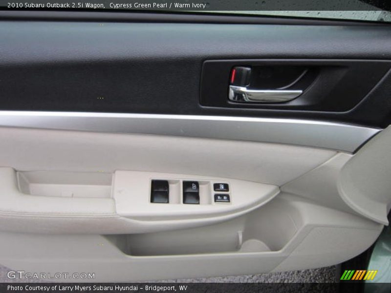 Cypress Green Pearl / Warm Ivory 2010 Subaru Outback 2.5i Wagon