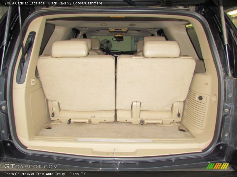 Black Raven / Cocoa/Cashmere 2009 Cadillac Escalade