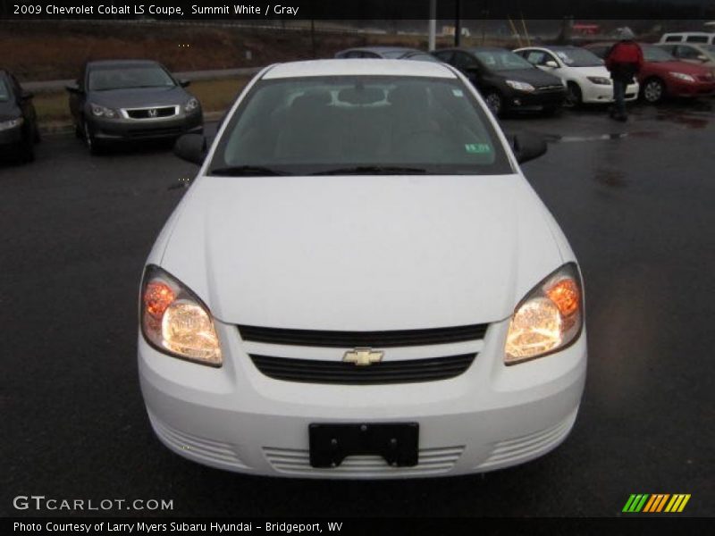Summit White / Gray 2009 Chevrolet Cobalt LS Coupe