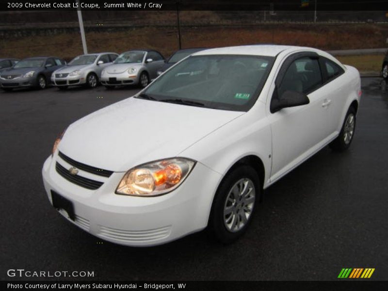 Summit White / Gray 2009 Chevrolet Cobalt LS Coupe