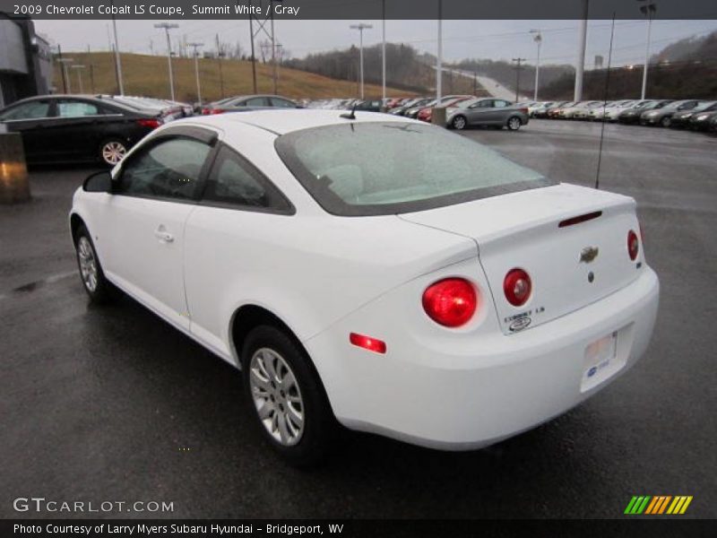 Summit White / Gray 2009 Chevrolet Cobalt LS Coupe