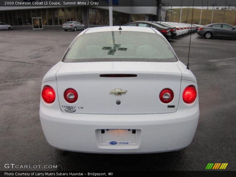 Summit White / Gray 2009 Chevrolet Cobalt LS Coupe