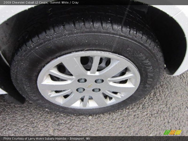 Summit White / Gray 2009 Chevrolet Cobalt LS Coupe
