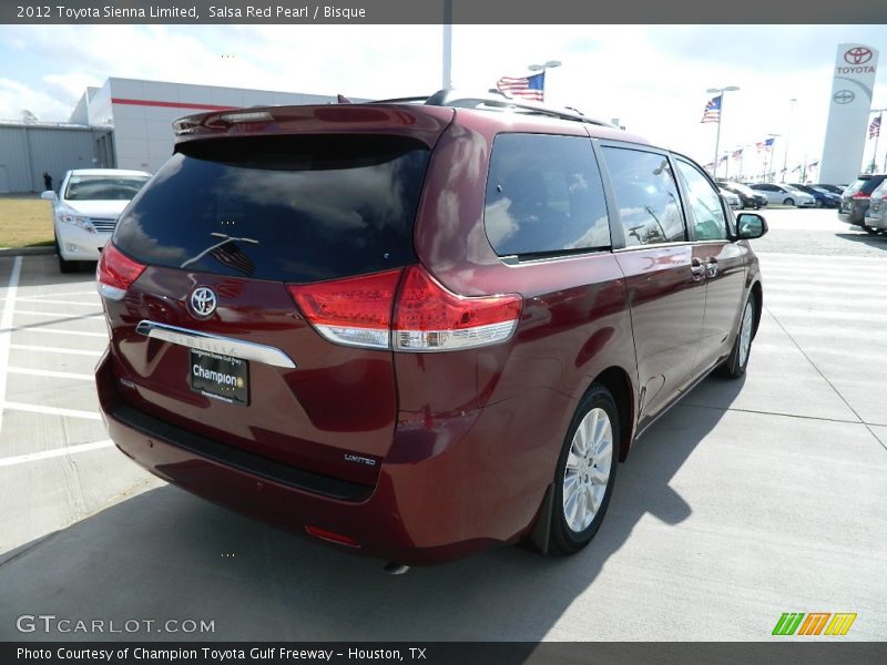 Salsa Red Pearl / Bisque 2012 Toyota Sienna Limited