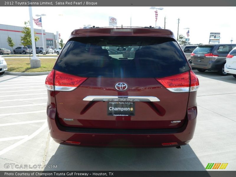 Salsa Red Pearl / Bisque 2012 Toyota Sienna Limited
